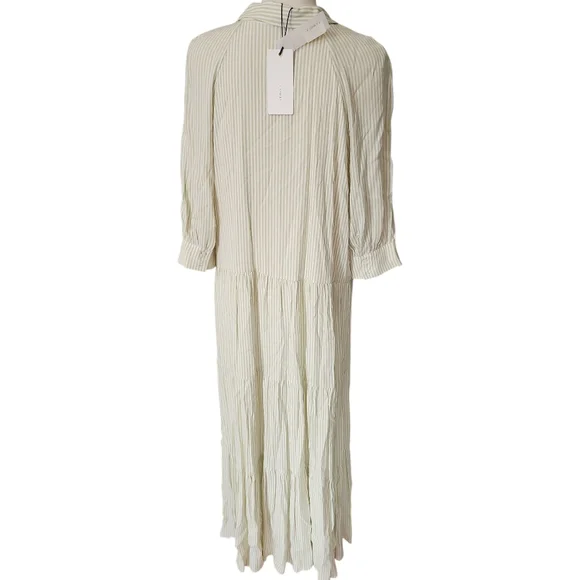 A Loves A Collared Green And White Maxi Dress Nwt Size XL - Picture 4 of 6